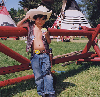 Julius (Indian as Cowboy) Calgary Stampede Alberta 2004