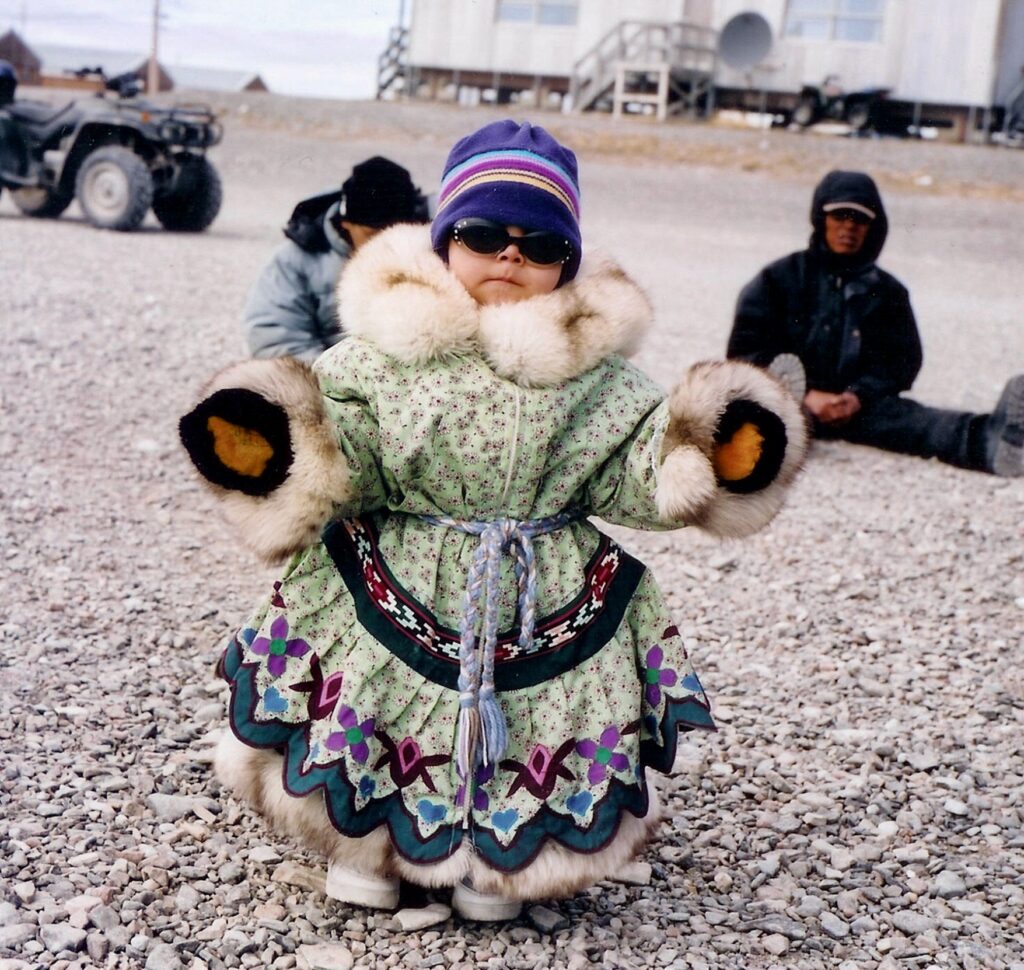 Dressed-in-Sisters-Parka-Holman-Island-NWT