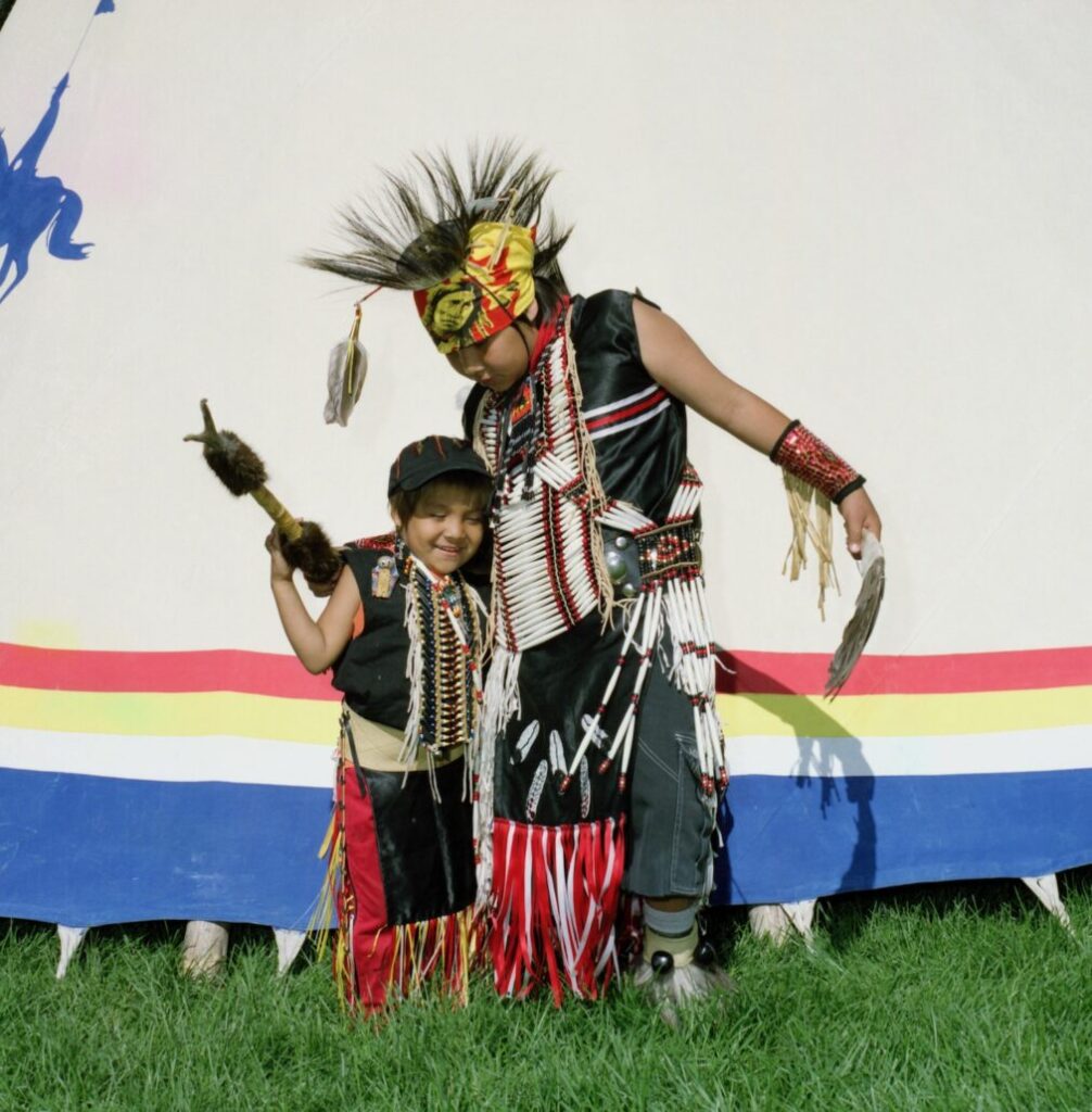 kid dancers in Calgary Stampede
